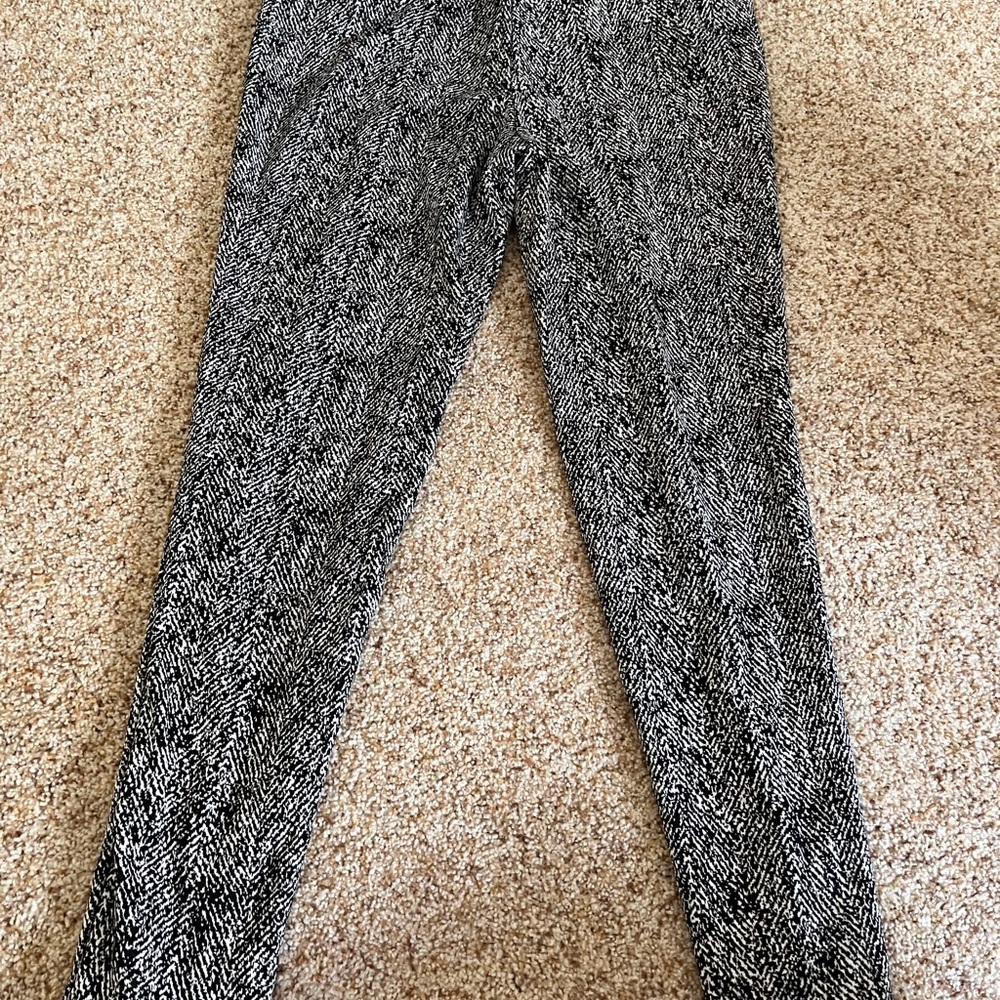 Worthington black and white pattern business pants NWT
